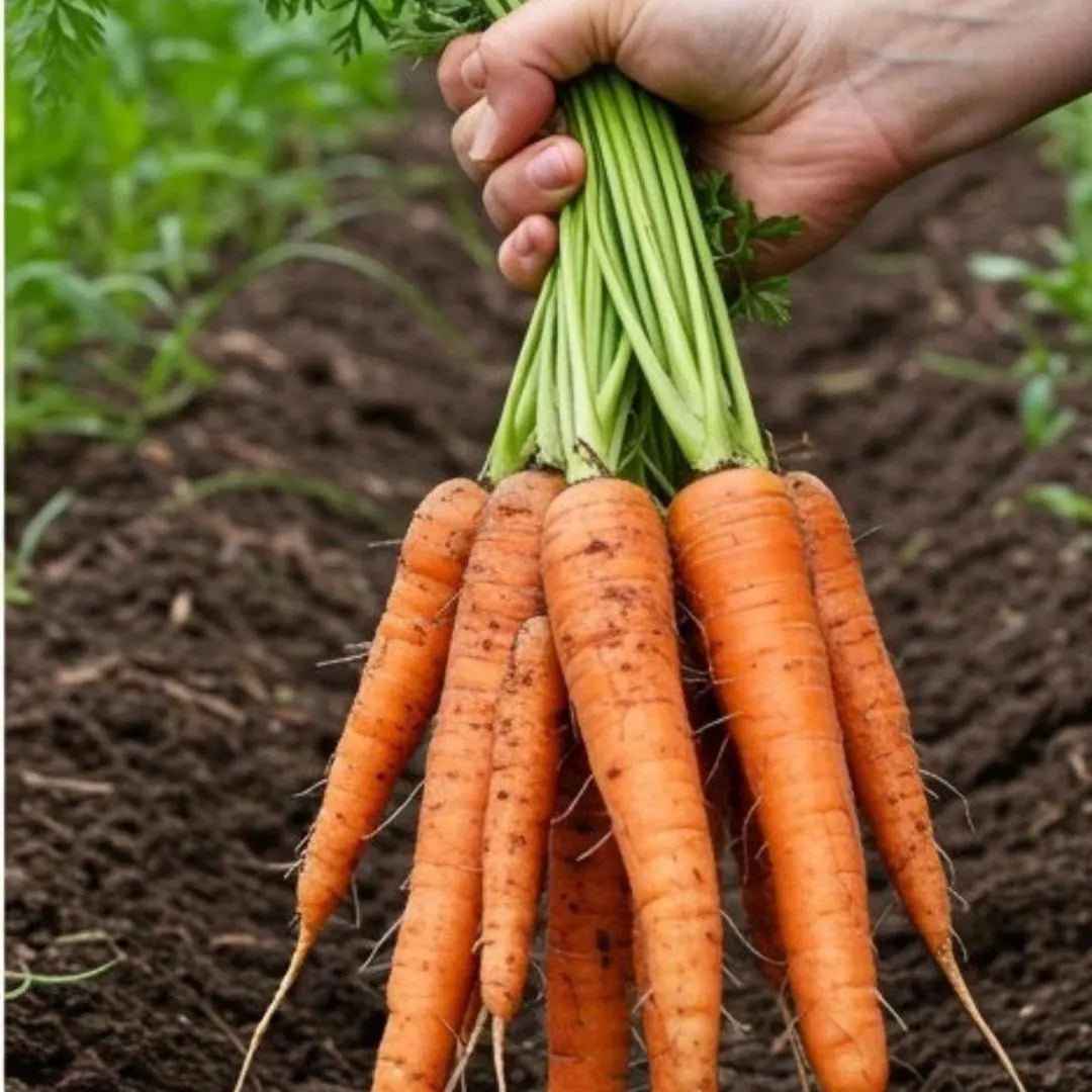 Rainbow Carrot Blend Mix | NON-GMO Seeds | Colorful Carrots for Your Garden(80 Seeds)