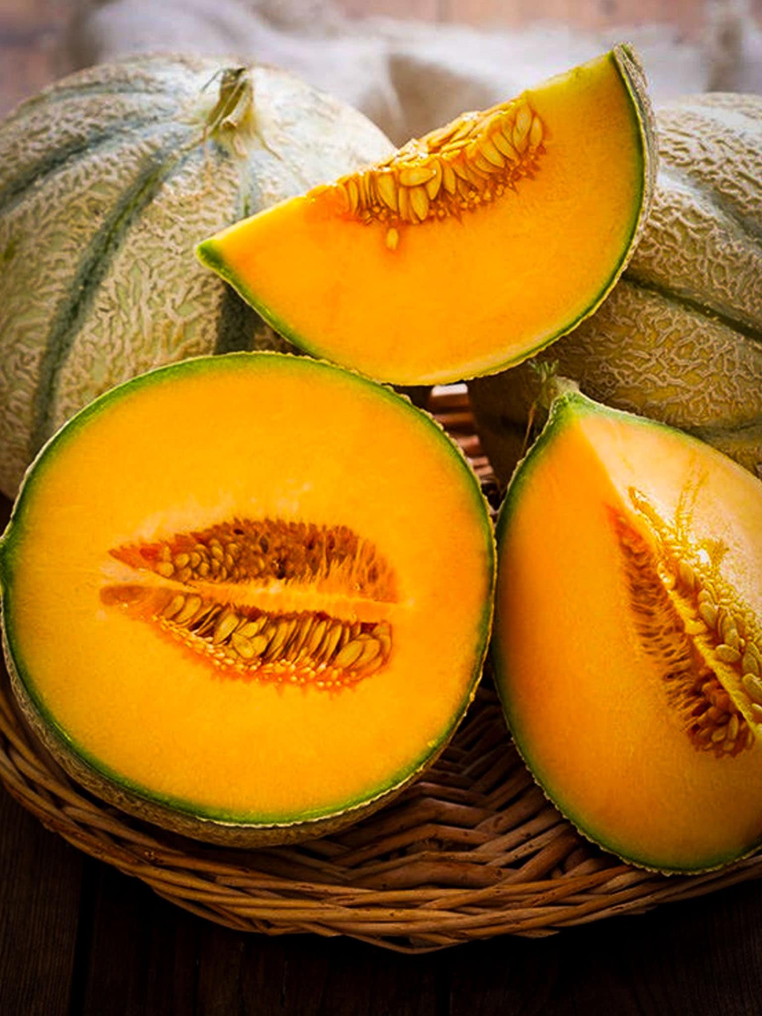 Hearts of Gold Cantaloupe seeds(6 Seeds)
