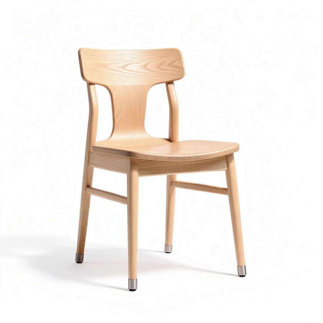 Wooden Dining Chair for Home and Office Use, Made of Solid Wood, 45 x 45 x 85cm