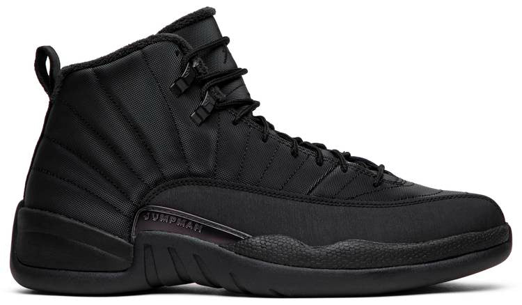 Air Jordan 12 Retro Winterized  Triple Black  BQ6851-001