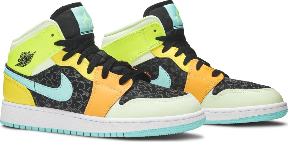 Air Jordan 1 Mid SE GS  Clover  BQ6931-037