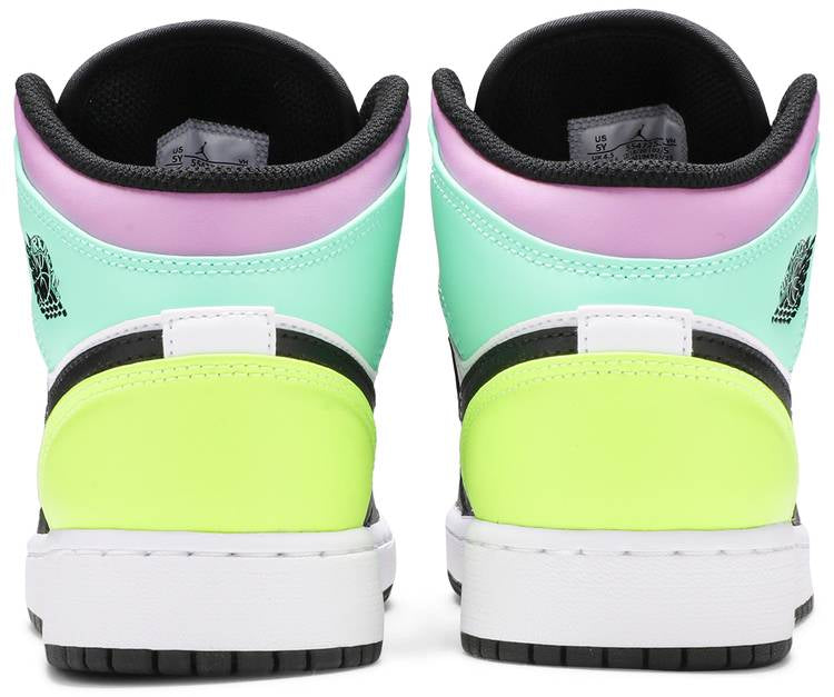 Air Jordan 1 Mid GS  Pastel  554725-175