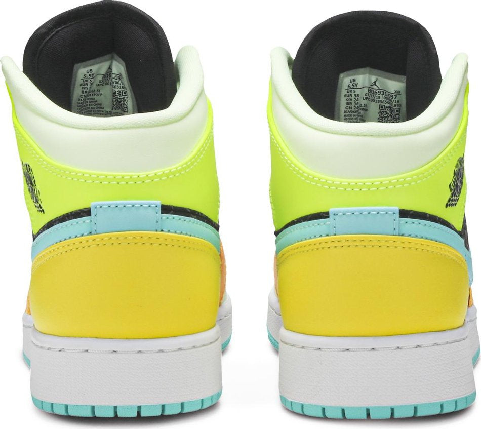Air Jordan 1 Mid SE GS  Clover  BQ6931-037