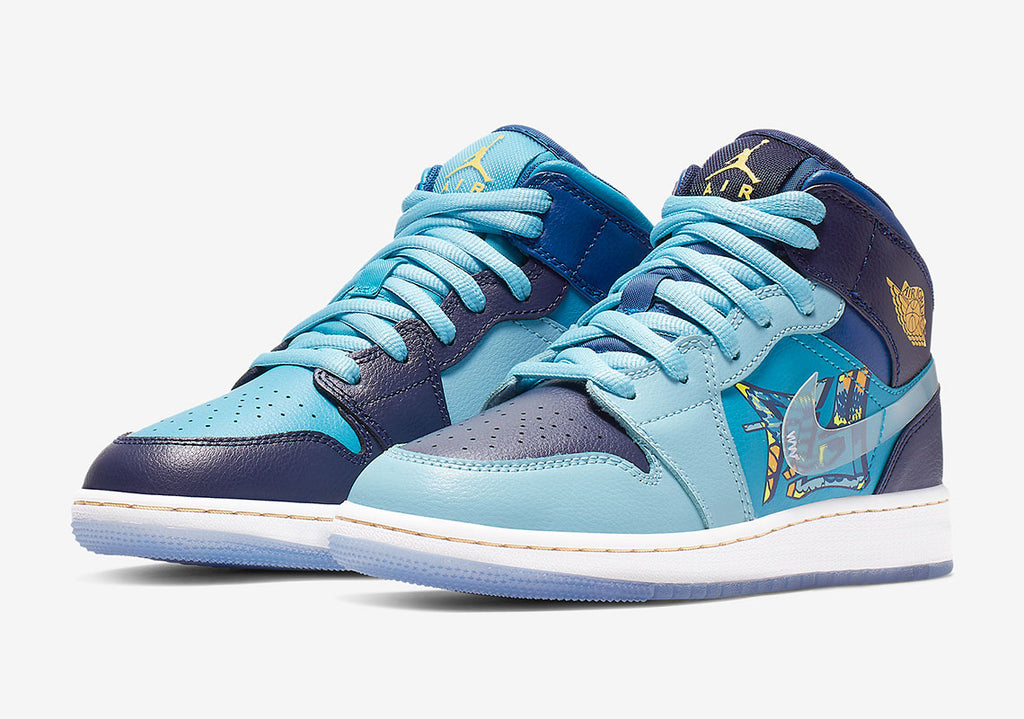Air Jordan 1 Mid GS  Fly  BV7446-400