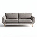 Fabric Sofa for Living Room Seating – Soft Upholstery, Wooden Legs – 200 x 90 x 85cm