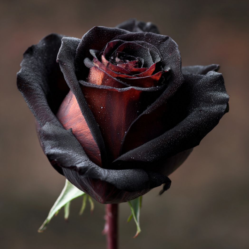 10 PCS Black Rose Seeds – Rare Gothic Romantic Flower for Garden or Bouquet Use(10 Seeds)