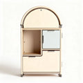 Wooden Kids Storage Cabinet with Open and Closed Compartments – 60 x 40 x 100cm
