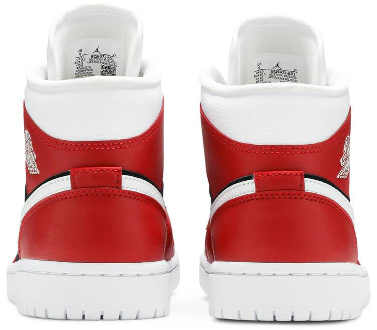 Air Jordan 1 Mid  Gym Red Black  BQ6472-601