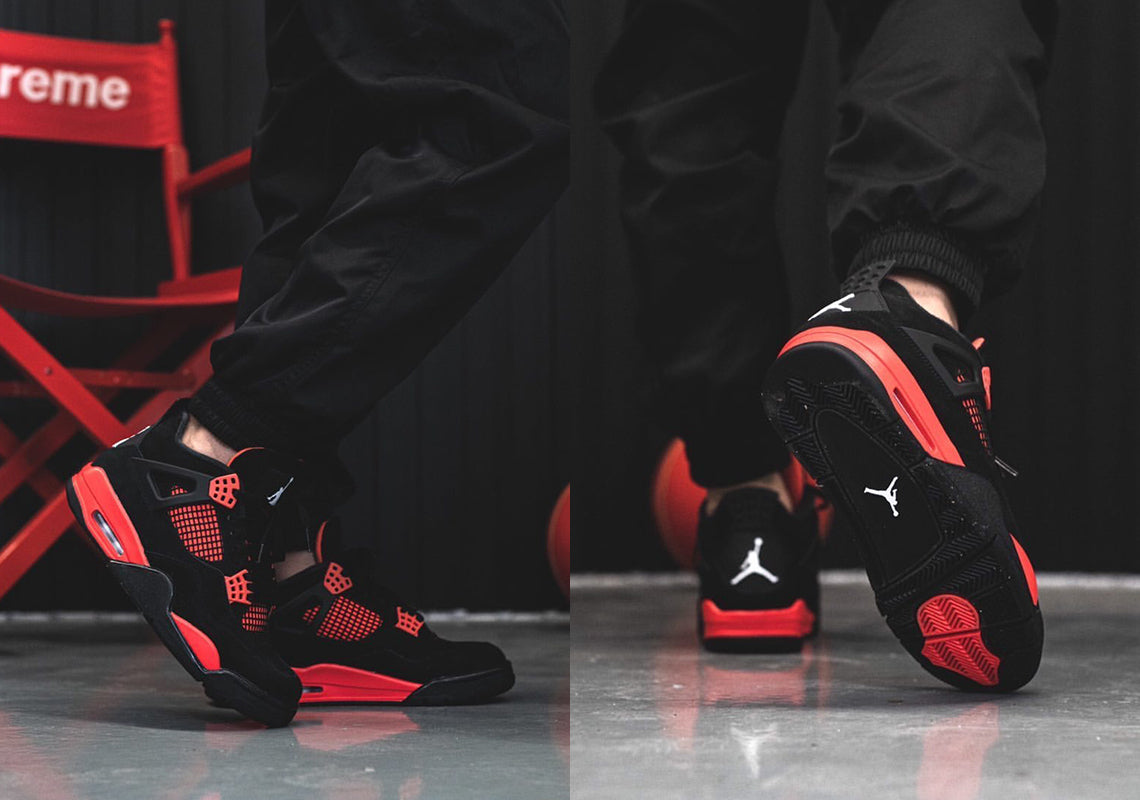 Air Jordan 4 Retro  Red Thunder  CT8527-016