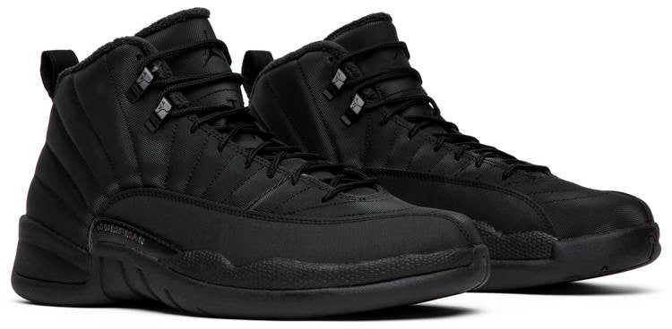 Air Jordan 12 Retro Winterized  Triple Black  BQ6851-001