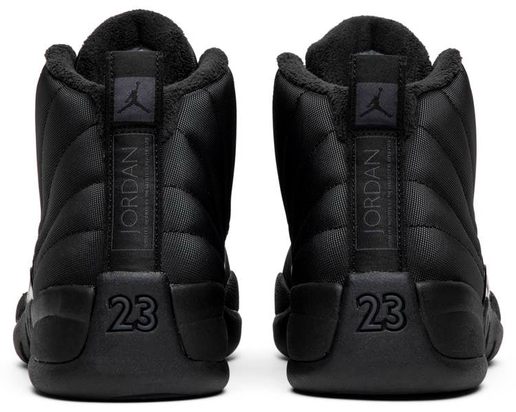 Air Jordan 12 Retro Winterized  Triple Black  BQ6851-001